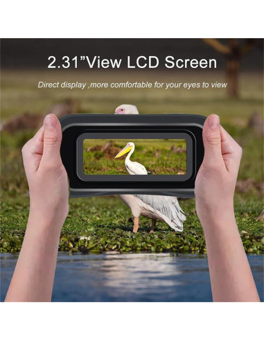 Gafas de Visión Nocturna EliteZ 4K, Zoom Digital 8X, 32GB