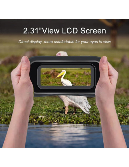 Gafas de Visión Nocturna EliteZ 4K, Zoom Digital 8X, 32GB