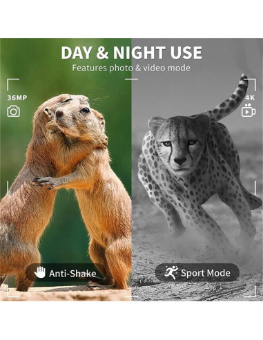 Gafas de Visión Nocturna EliteZ 4K, Zoom Digital 8X, 32GB