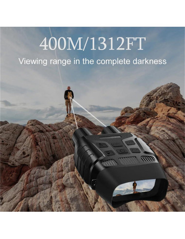 Gafas de Visión Nocturna EliteZ 4K, Zoom Digital 8X, 32GB