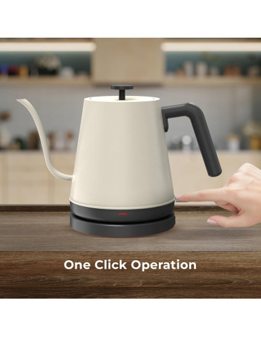 Hervidor Eléctrico Gooseneck NYOTA 0.8L Acero Inoxidable 1200W