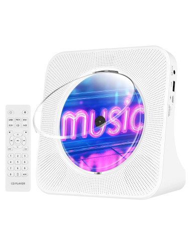 Reproductor de CD portátil TODANGAI KC-806 Bluetooth FM USB