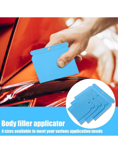 Juego de Espátulas para Relleno Automotriz QfwdfcTrenz 4 Piezas