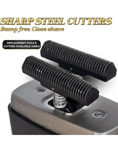 Afeitadora Doble de Foil Supreme Trimmer STF602 Impermeable
