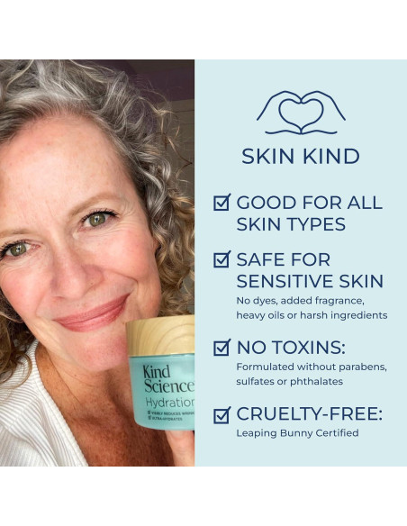 Crema Hidratante Facial Kind Science 56.7 g - Antienvejecimiento