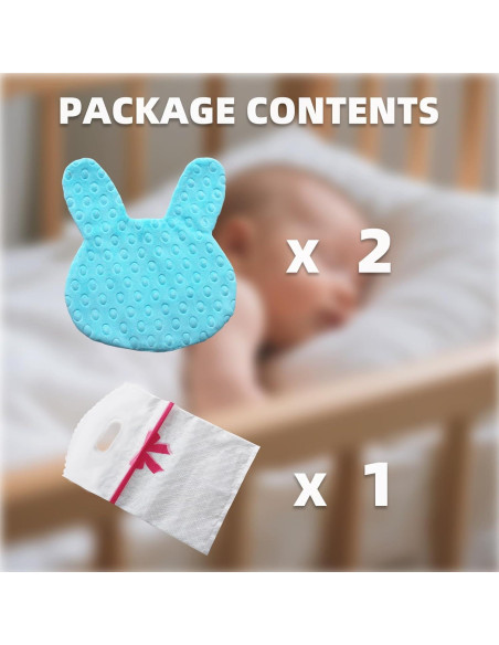 Paquete de 2 Conejos Aromatizados NICU Confort Azul