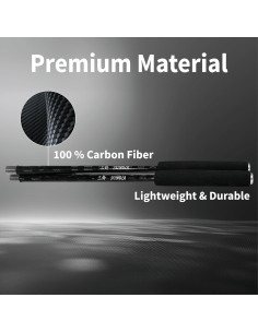 Palos de Diábolo de Carbono SUNDIA - 32 cm, Ligero y Profesional 2