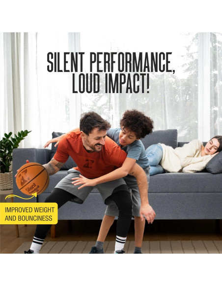 Balón de Baloncesto Silencioso Zummble Tamaño 7 - 400g
