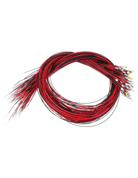 Juego de Micro LED Pre-cableado PATIKIL 100 Piezas 25 cm