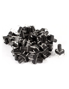 Interruptor Táctil Micro Momentáneo Uxcell 40 Pcs 6x6x8.5mm