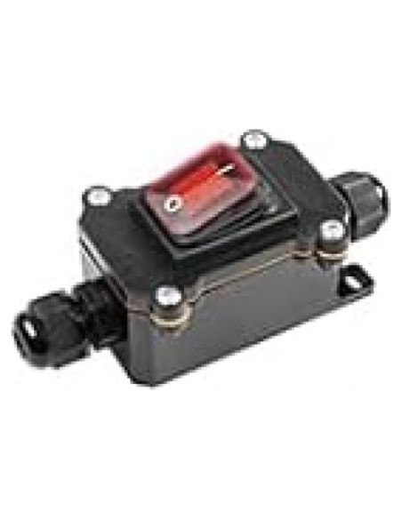 Interruptor de palanca Feloako DPST 12-250V a prueba de agua