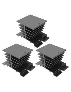 Disipador de Calor SSR Aluminio Aracombie 3PCS 10A-40A