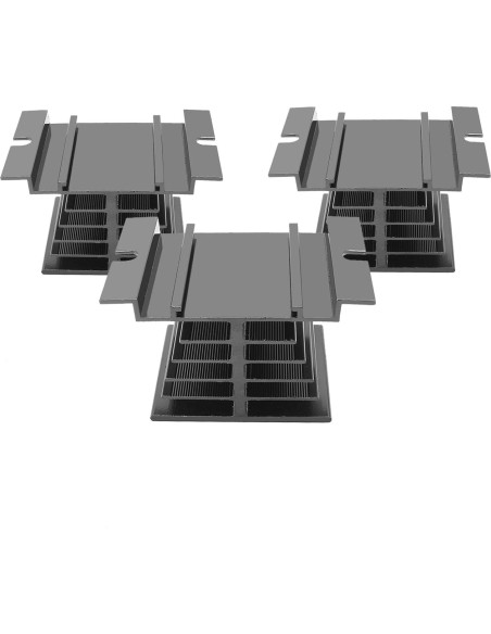 Disipador de Calor SSR Aluminio Aracombie 3PCS 10A-40A