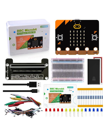 Kit de Inicio DVOZVO para BBC Microbit V2.2 con Altavoz