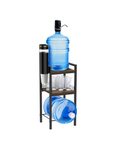 Soporte dispensador de agua 19L Organize IQ con vaso y bomba