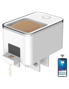 Comedero Automático WiFi VSON para Peces 450ml USB