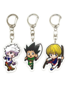 Set de 3 llaveros acrílicos EBTY DREAMS HxH Gon y Kurapika