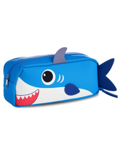 Estuche de Lápices 3D Tiburón Qyeahkj - Gran Capacidad