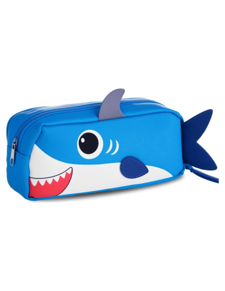 Estuche de Lápices 3D Tiburón Qyeahkj - Gran Capacidad