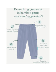 Pantalones Jogger Unisex PurComfy 2 Pzas 0-24 Meses Viscosa 2