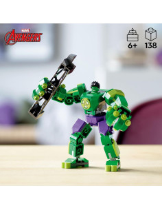 LEGO Marvel Armadura Mech de Hulk 76241 - Juguete Construible 12 cm 2