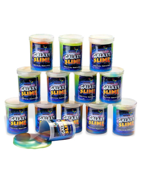 Kit de Slime Galáctico Neliblu - 12 x 113 g para Niños