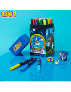 Set de 48 Marcadores Lavables Sonic The Hedgehog para Niños 2