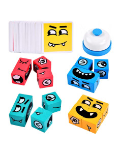 Juego de Bloques de Construcción Varbertos - Cubo de Expresiones