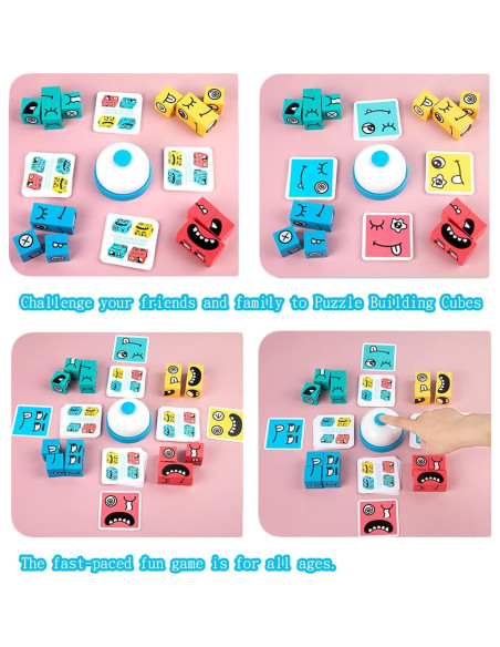 Juego de Bloques de Construcción Varbertos - Cubo de Expresiones