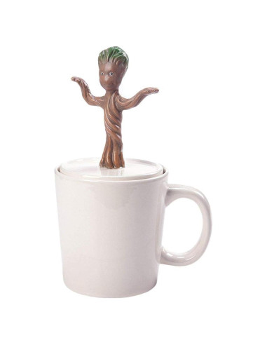 Taza Figural Baby Groot Marvel 14.6cm Cerámica Multicolor