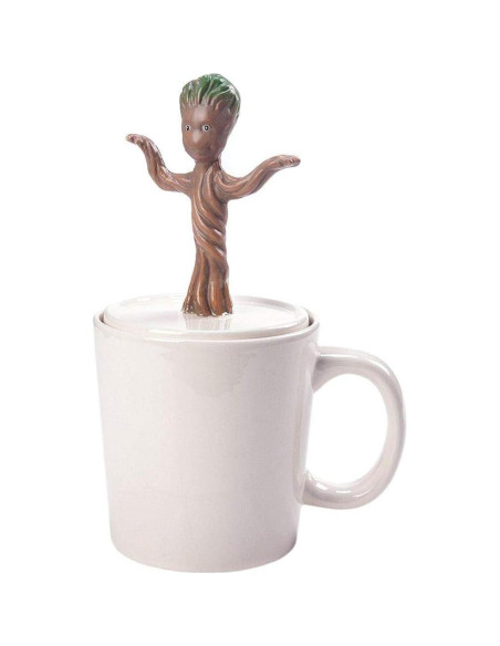 Taza Figural Baby Groot Marvel 14.6cm Cerámica Multicolor