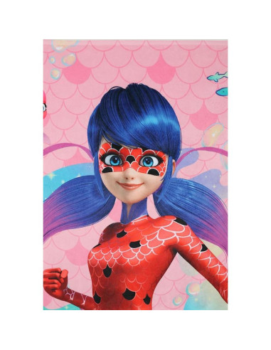 Toalla de baño Micotaku Aqua Ladybug 127x76 cm suave