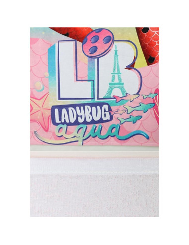 Toalla de baño Micotaku Aqua Ladybug 127x76 cm suave