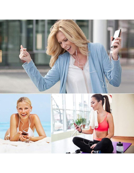 Adaptador Lightning a 3.5mm + Carga - esbeecables - 2 en 1