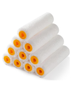 Fundas de Rodillo de Pintura Mister Rui 10 Piezas 4" Microfibra