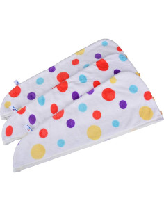 Toalla de Microfibra para Cabello HOPESHINE 3-Pack Niños 2