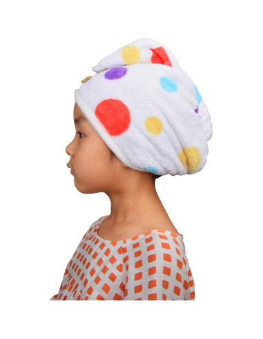 Toalla de Microfibra para Cabello HOPESHINE 3-Pack Niños