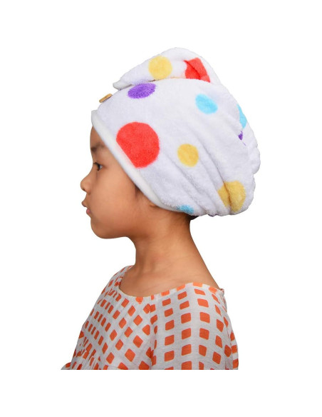 Toalla de Microfibra para Cabello HOPESHINE 3-Pack Niños