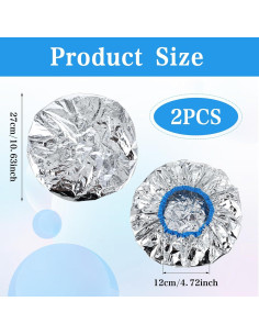 Gorros Térmicos Reutilizables Yolev para Acondicionamiento Profundo - 2 Pcs 2