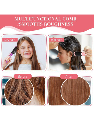 30 Cepillos de Pelo Plegables Chunful con Espejo - Viaje