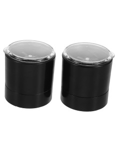 Tapas de Molinillo de Pimienta PRETYZOOM 2 Pcs Acero Inoxidable