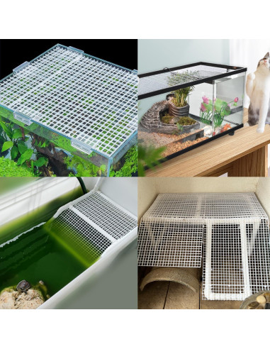 Divisores de Acuario 8PCS DEMONTALK 30x30cm Rejilla Plástica