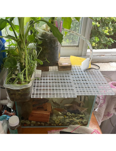 Divisores de Acuario 8PCS DEMONTALK 30x30cm Rejilla Plástica