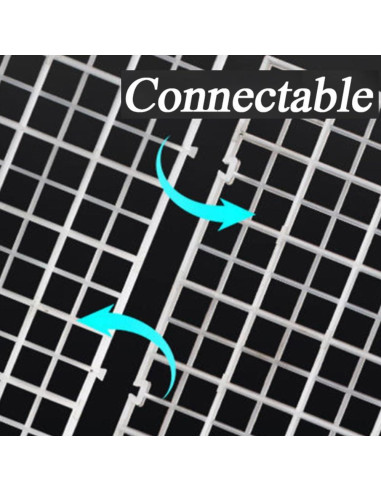 Divisores de Acuario 8PCS DEMONTALK 30x30cm Rejilla Plástica