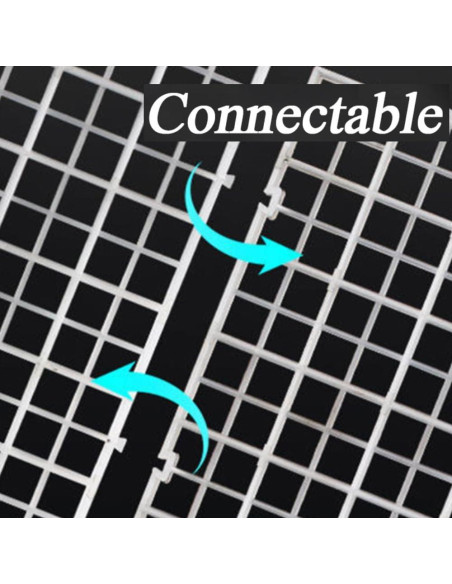 Divisores de Acuario 8PCS DEMONTALK 30x30cm Rejilla Plástica