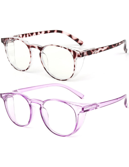 Gafas de Lectura Bifocales Outray 2.5x Luz Azul Púrpura