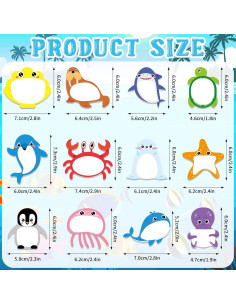 Notas Adhesivas Yinder Kawaii Animales del Océano 24 Pads 2