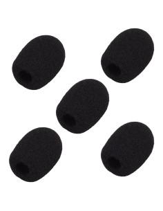 Paquete de 5 Micrófonos de Solapa Miniatura con Funda