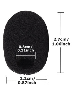 Paquete de 5 Micrófonos de Solapa Miniatura con Funda 2