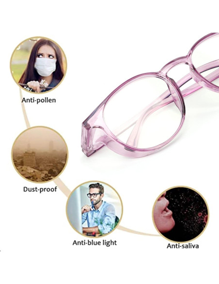 Gafas de Lectura Bifocales Outray 2.5x Luz Azul Púrpura